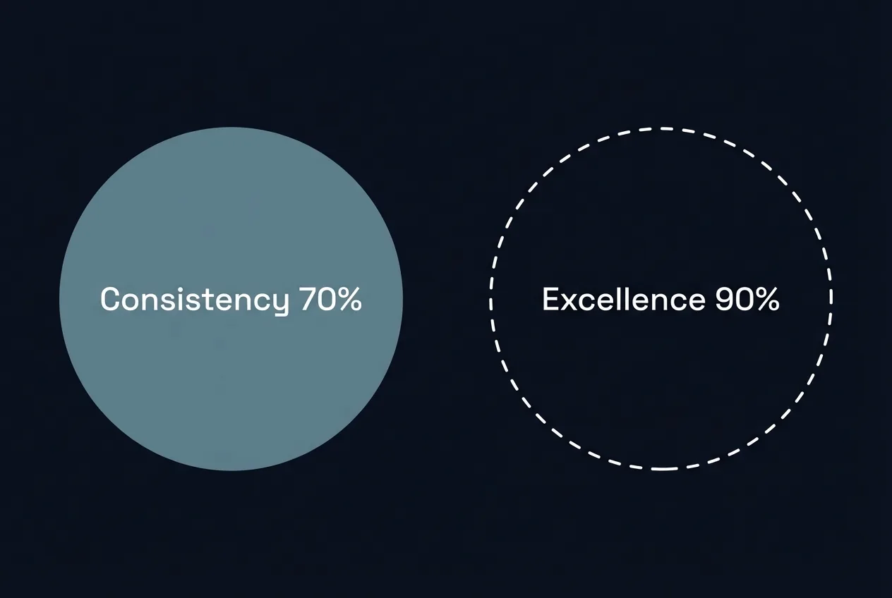 Level 2: Consistency vs Excellence Gap